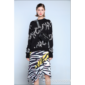 BAYAN RUFFLED ZEBRA MIDI ETEK